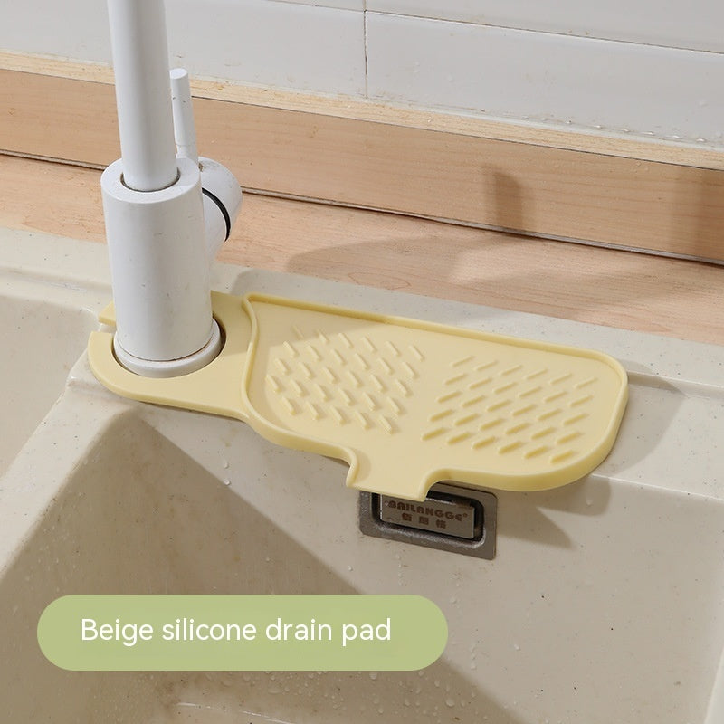 Silicone Draining Pad Kitchen Sink Sink Racks Hanging On A Faucet