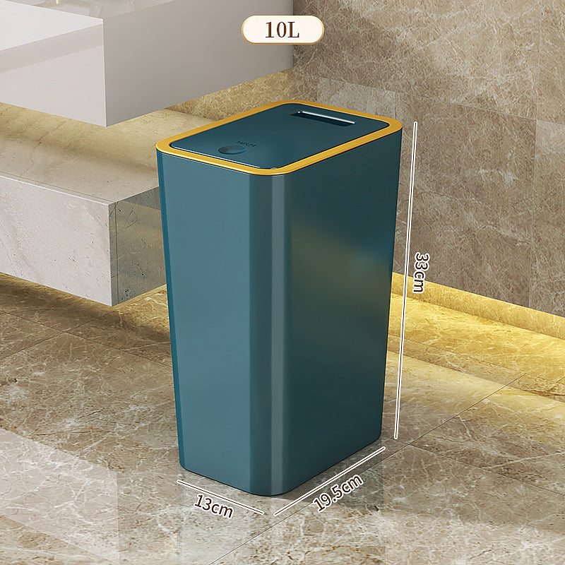 Trash Can Household Press Pop-up Cover Toilet Toilet With Lid