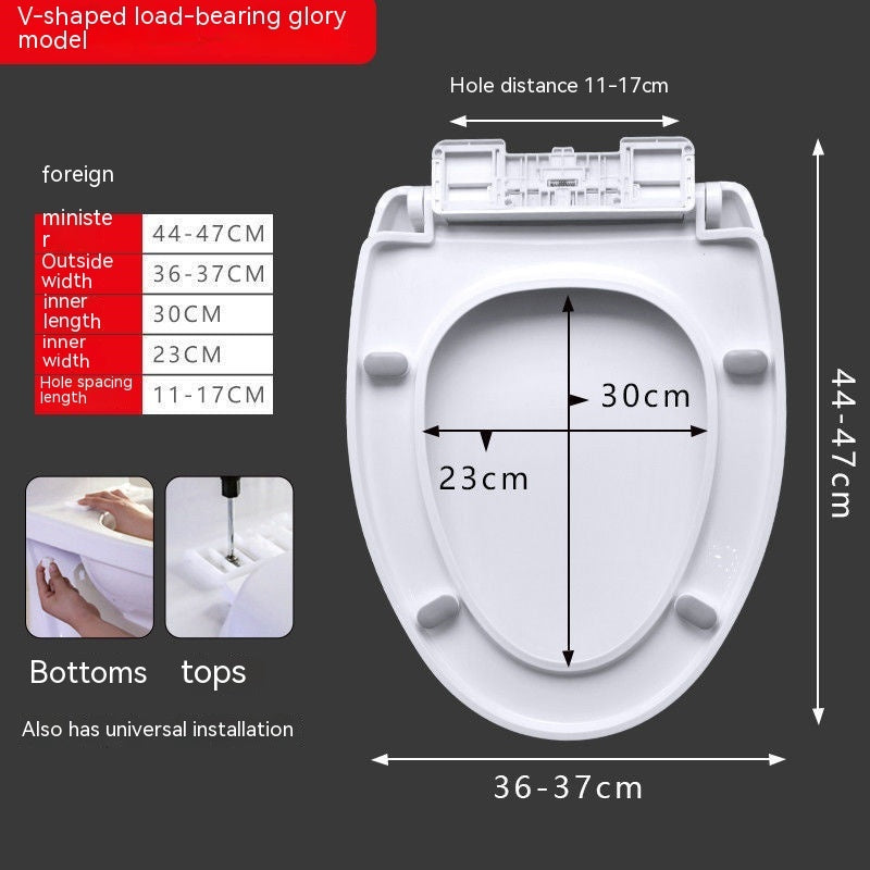 Toilet Lid Universal Household Toilet Lid