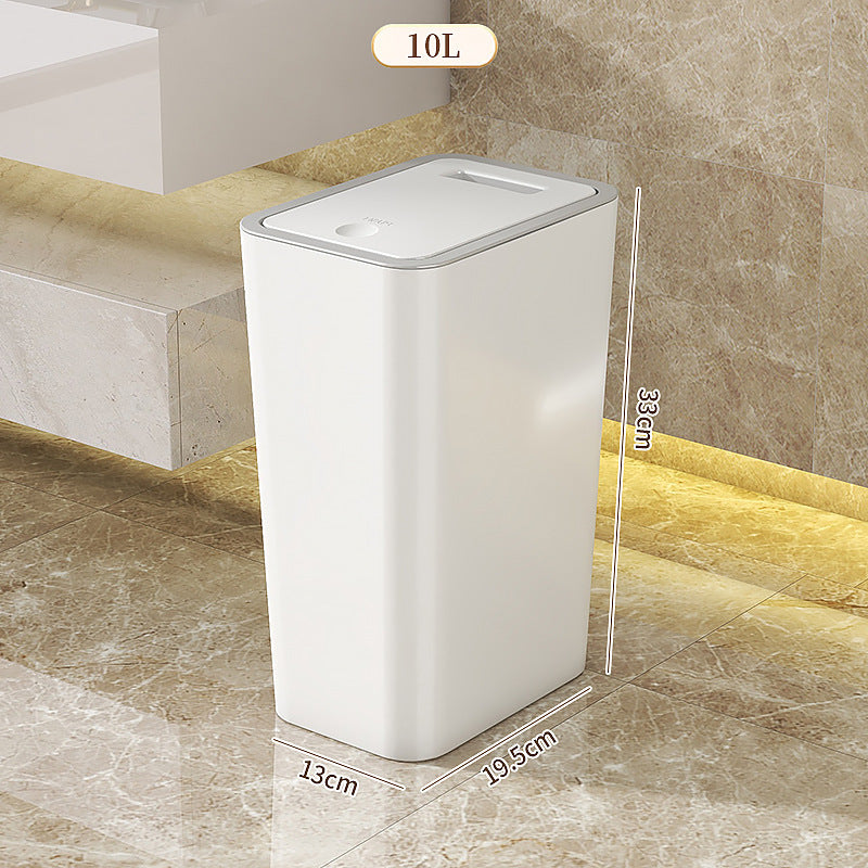 Trash Can Household Press Pop-up Cover Toilet Toilet With Lid