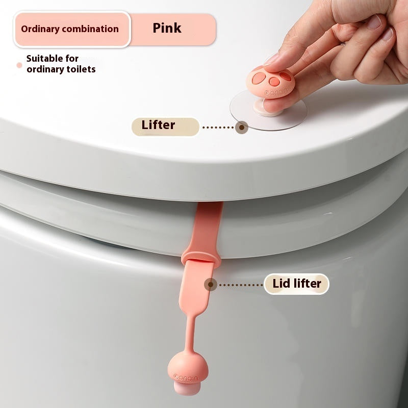 Creative Handle For Toilet Lid Opener To Prevent Dirt