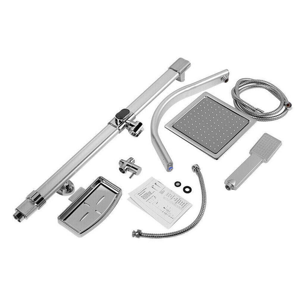 Stainless Steel Shower System Rain Shower Massage Shower Panel Shower Set