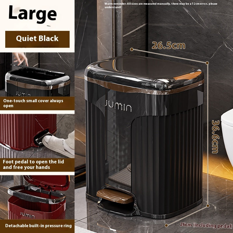 Household Trash Can Toilet Storage Container Pressure Ring