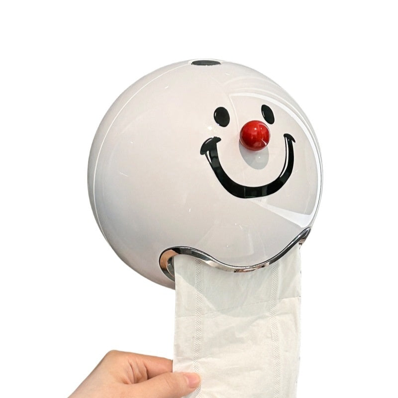 Toilet Toilet Paper Box Wall-mounted Toilet Creative Tissue Box Punch-free