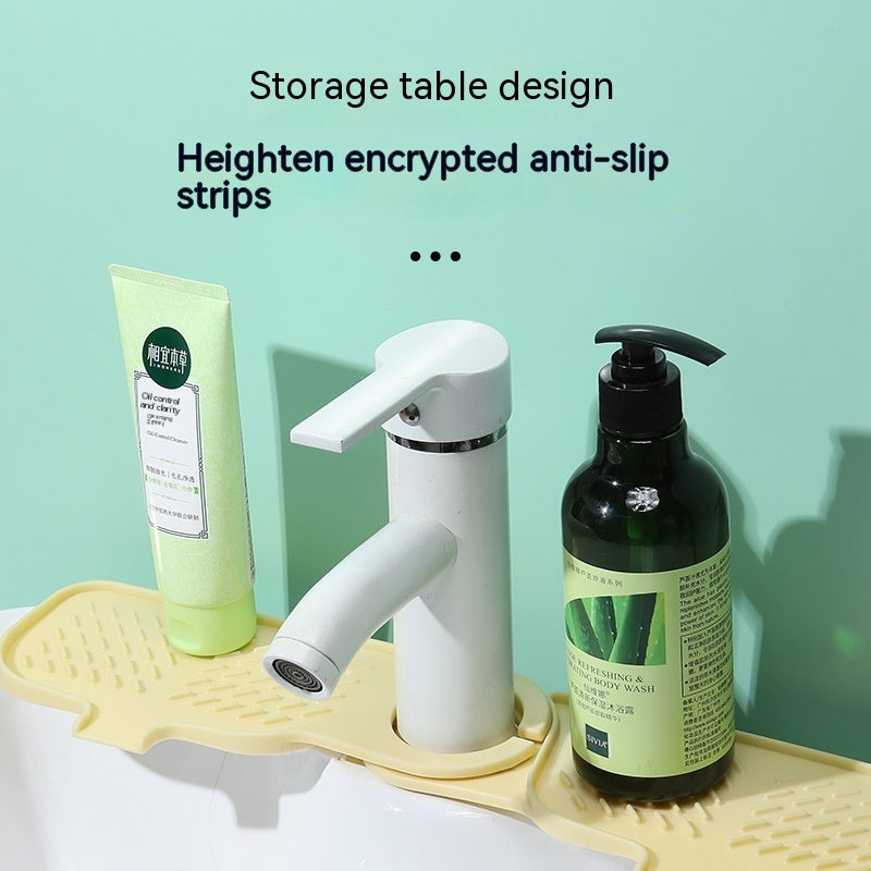 Silicone Draining Pad Kitchen Sink Sink Racks Hanging On A Faucet