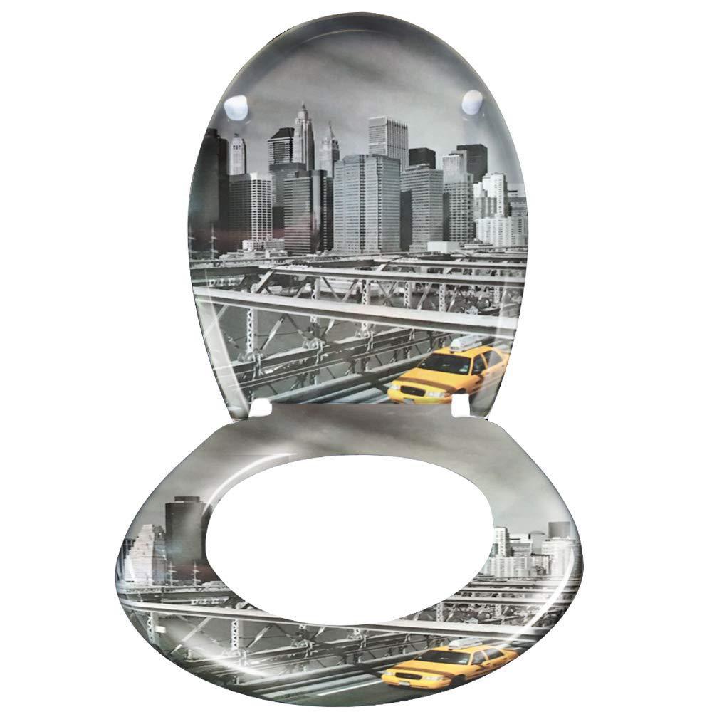 Household Printed Color Thickened Toilet Lid