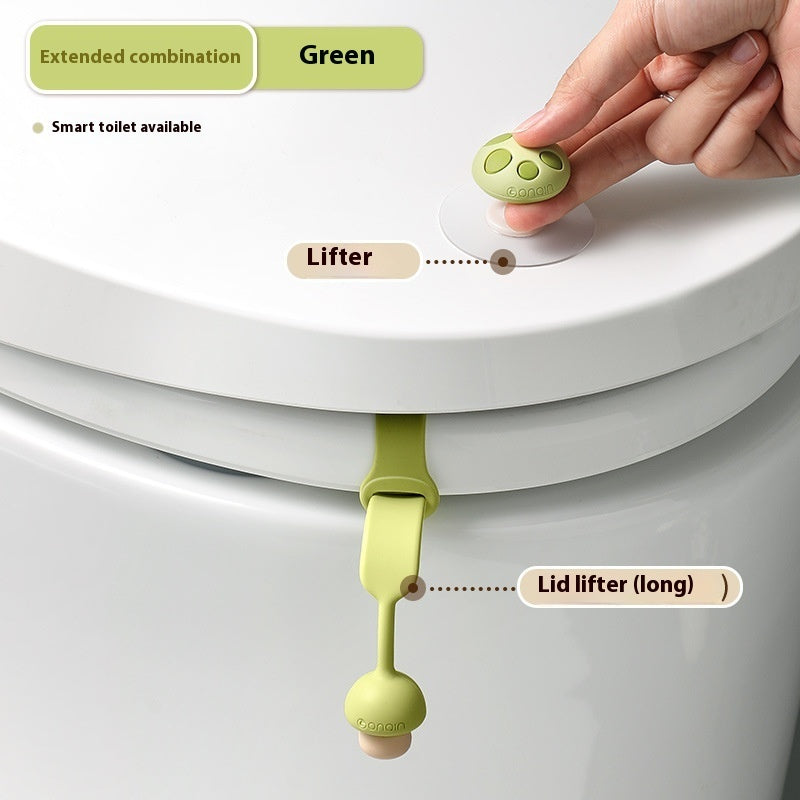 Creative Handle For Toilet Lid Opener To Prevent Dirt