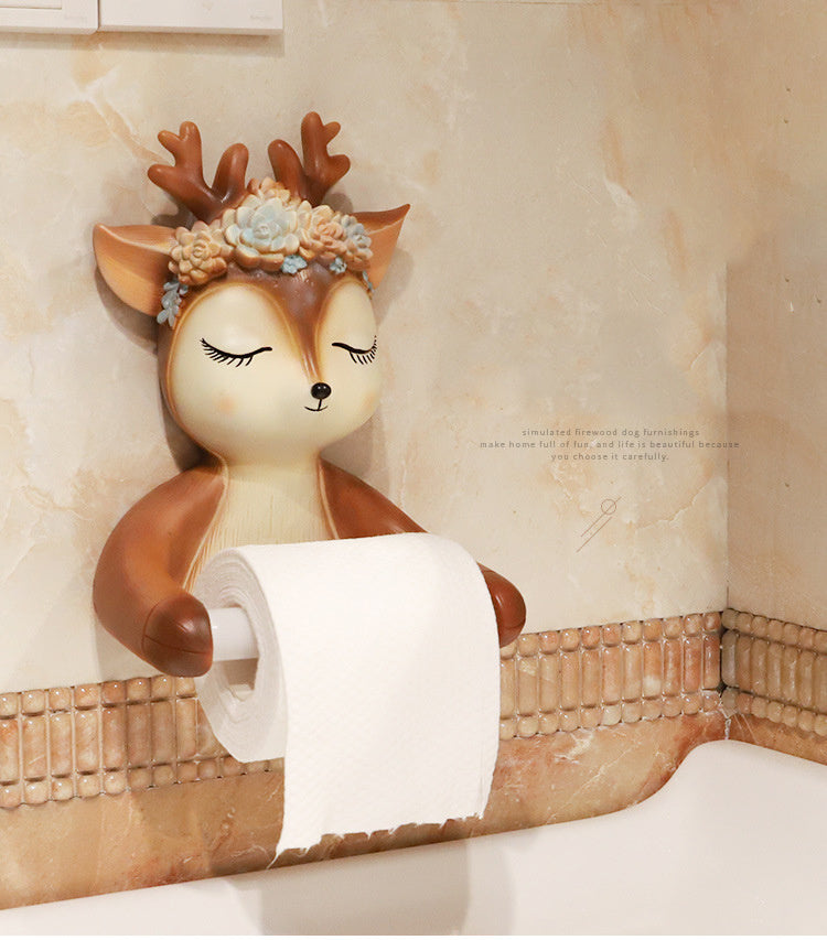 Toilet Paper Storage Rack Without Perforation Face Towel Rack Decoration