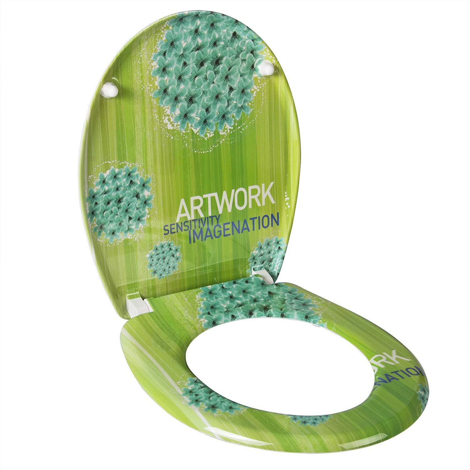 Household Printed Color Thickened Toilet Lid
