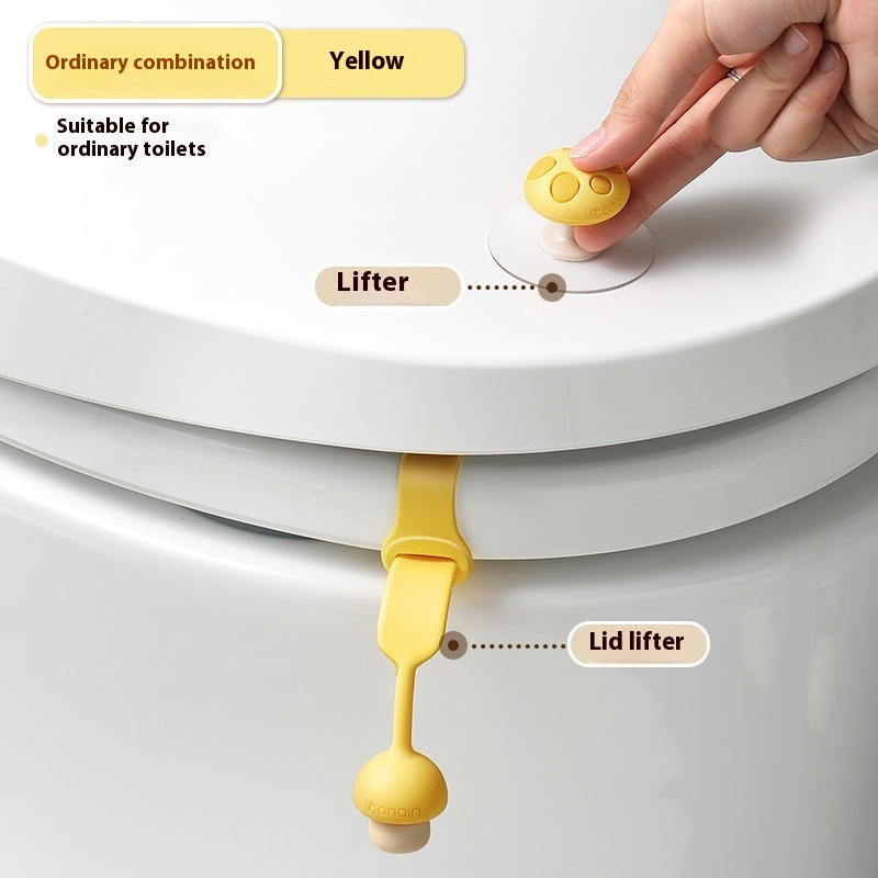 Creative Handle For Toilet Lid Opener To Prevent Dirt